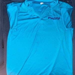 RyePlayland Womens Size S Blue Collared Button up